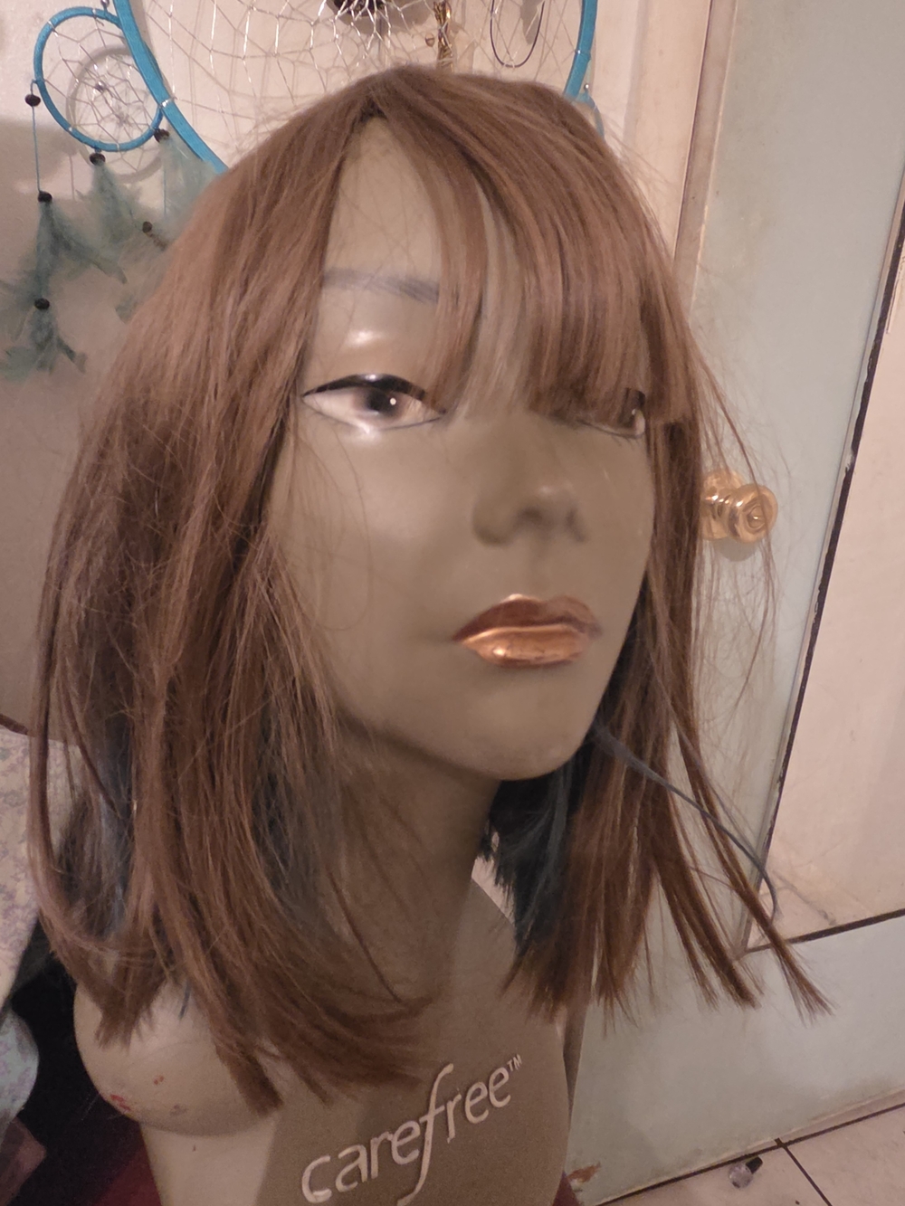 Her Wig Closet Chestnut Brown Layered Wig with Bangs